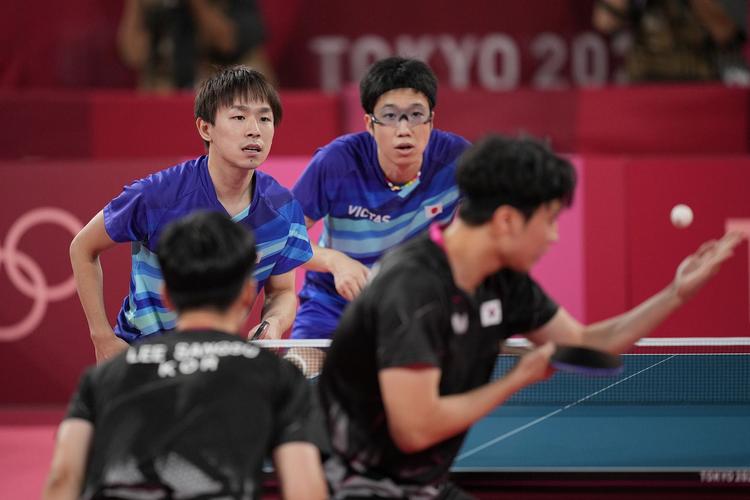 日本男团vs韩国男团乒乓球