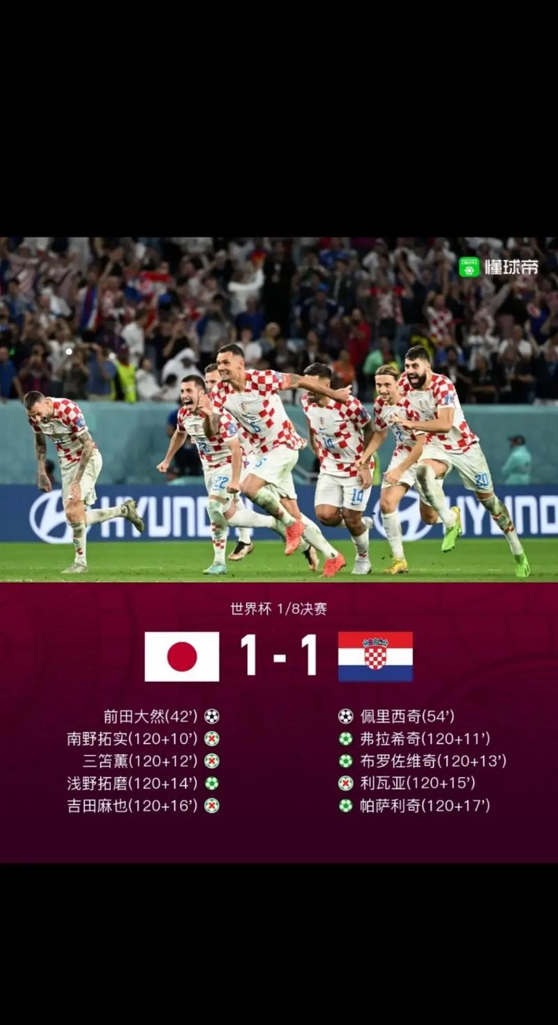 日本vs克罗地亚总进球数怎么算