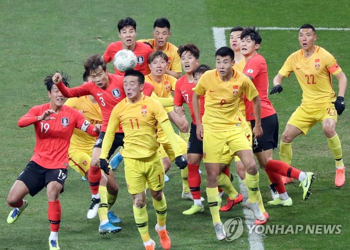 2016中国男足vs韩国的相关图片