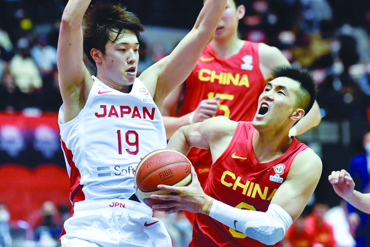 中国vs日本世预赛篮球的相关图片