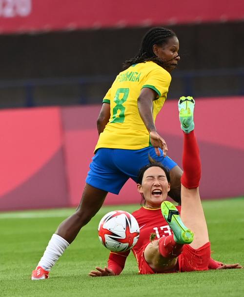 中国女足vs巴西国歌的相关图片
