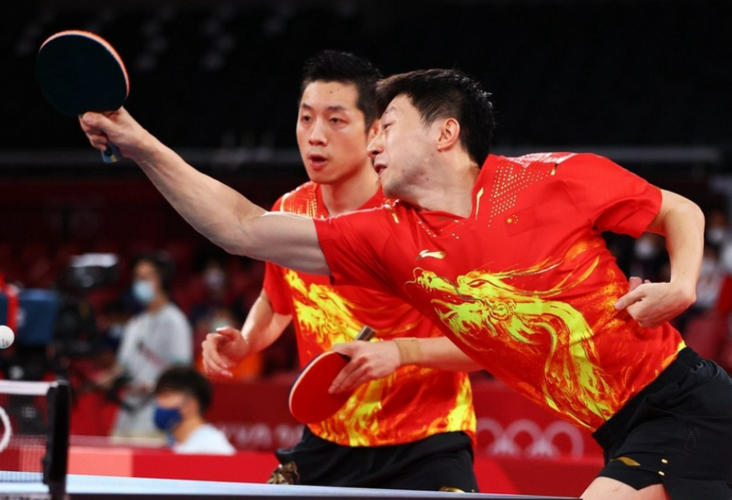 里约乒乓男团中国vs韩国的相关图片